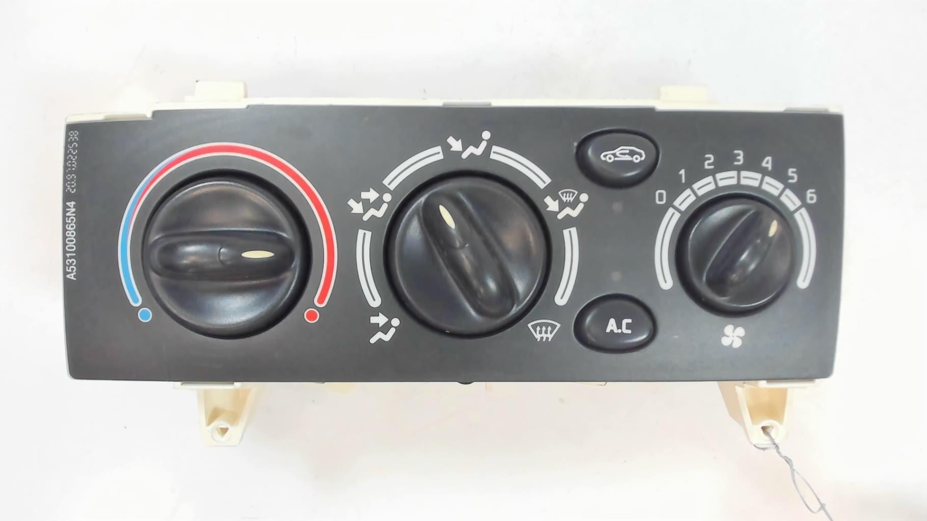 Commande de chauffage / climatisation Renault Scénic I (Phase 1 & 2) Renault Mégane I d'occasion – Valeo 651947U